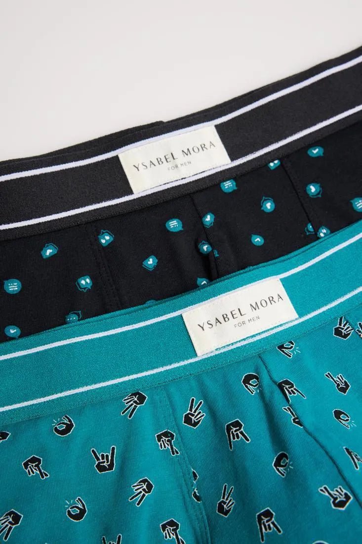Boxer uomo bipack fantasia Ysabel Mora 20308