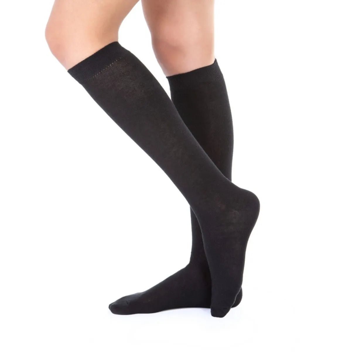 Calza lunga taglio laser in caldo cotone donna Meritex 6626