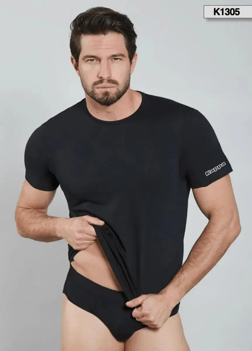 Confezione da 3 maglie uomo Kappa 100% cotone pettinato K1305
