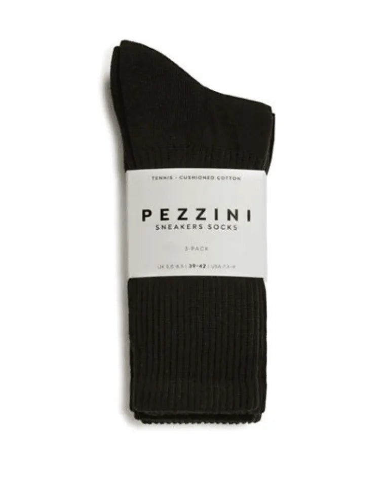 Confezione da 3 paia di Calza corta spugna unisex Pezzini MCZ-131 Tennis