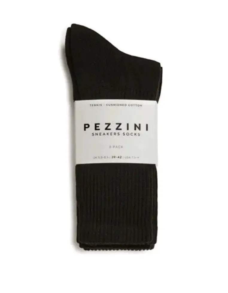 Confezione da 3 paia di Calza corta spugna unisex Pezzini MCZ-131 Tennis