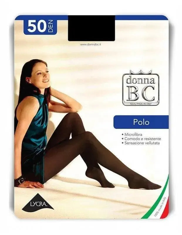 Confezione da 3 paia di collant microfibra Donna BC modello Polo 50 denari
