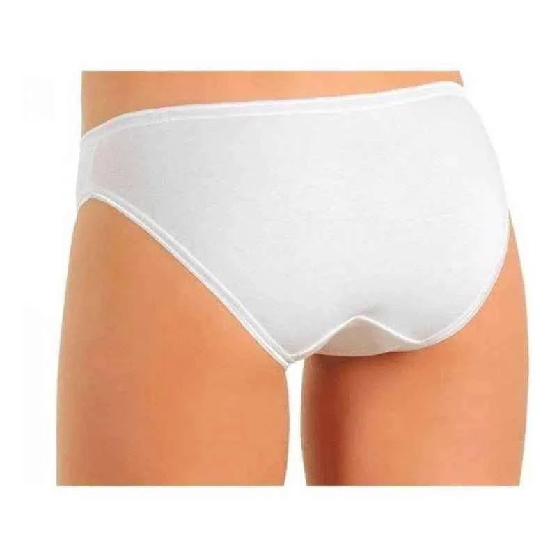 Confezione da 3 slip donna a vita bassa Jadea cotone bielastico rasato 7000