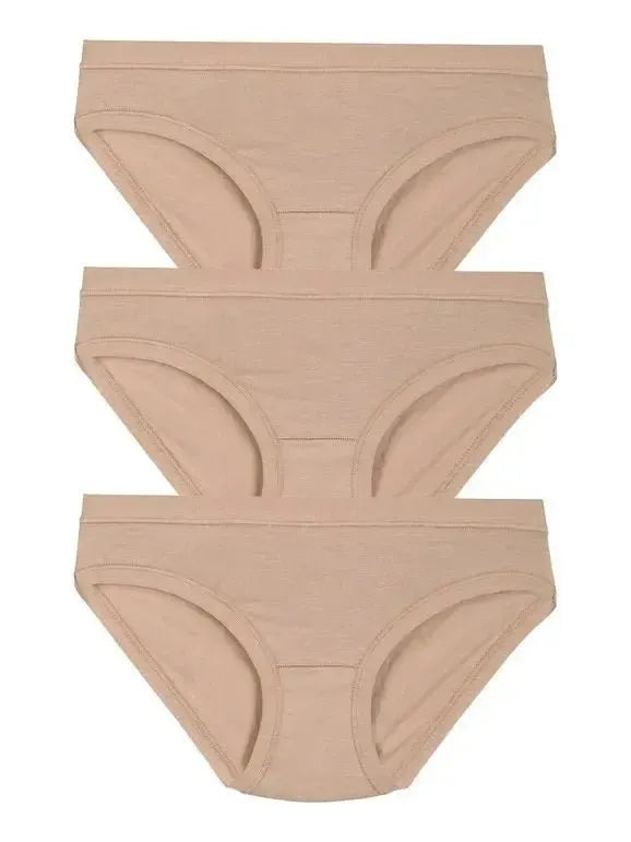 Confezione da 3 slip donna a vita bassa in cotone bielastico Cotonella 3362