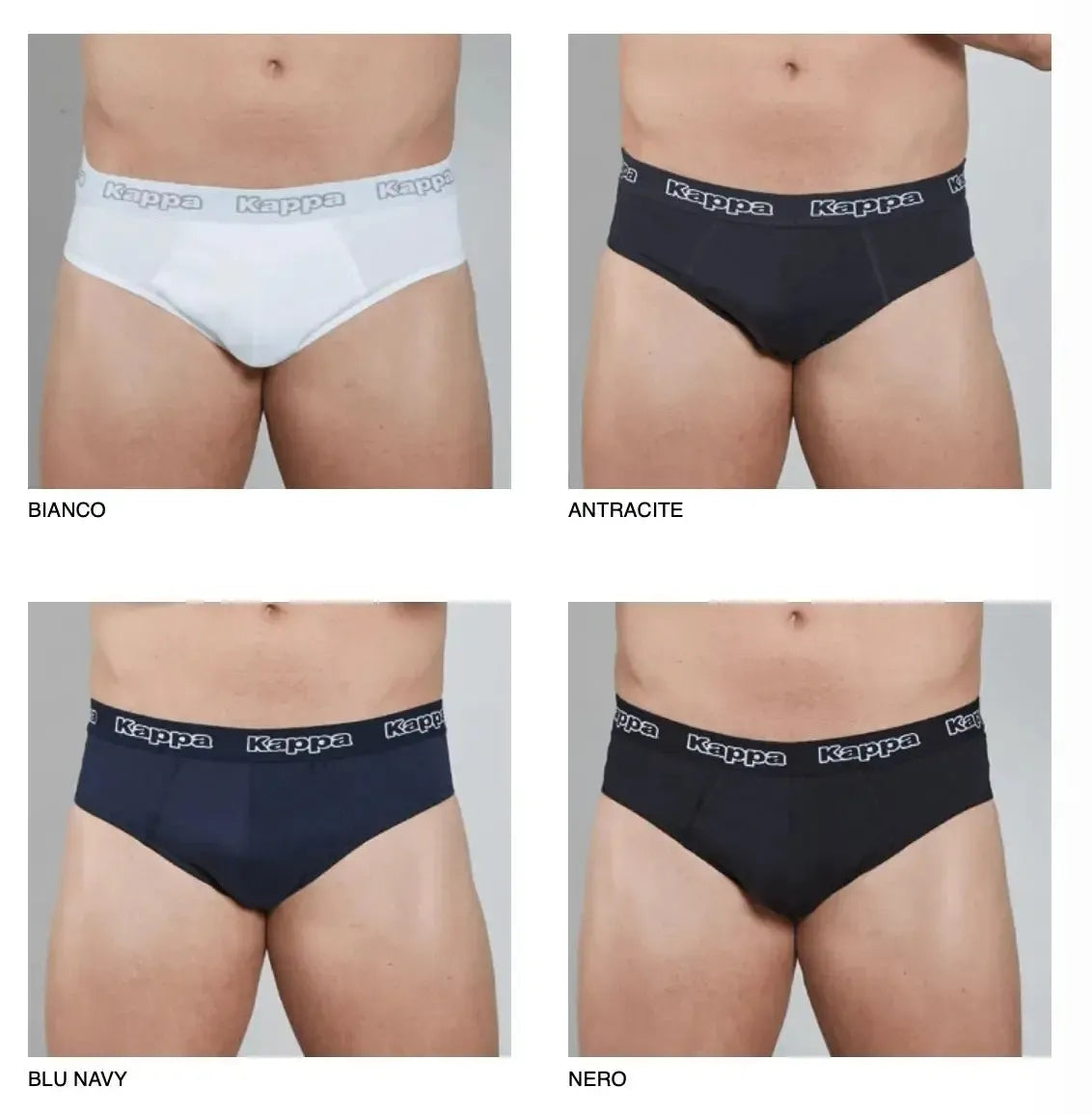 Confezione da 3 slip uomo Kappa cotone bielastico K1121