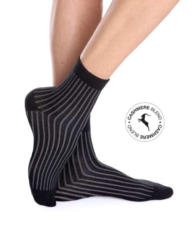 Confezione da 6 paia di calze corte donna in soft cashmere Meritex 470 Luna