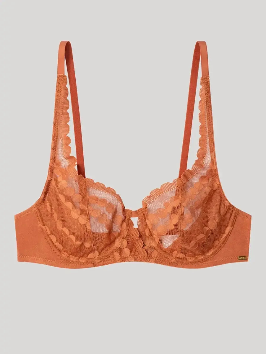 Coordinato reggiseno balconette con ferretto e brasiliana Gisela 10128