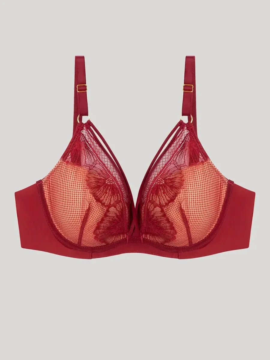 Coordinato reggiseno bralette push up con ferretto e brasiliana Gisela 10133