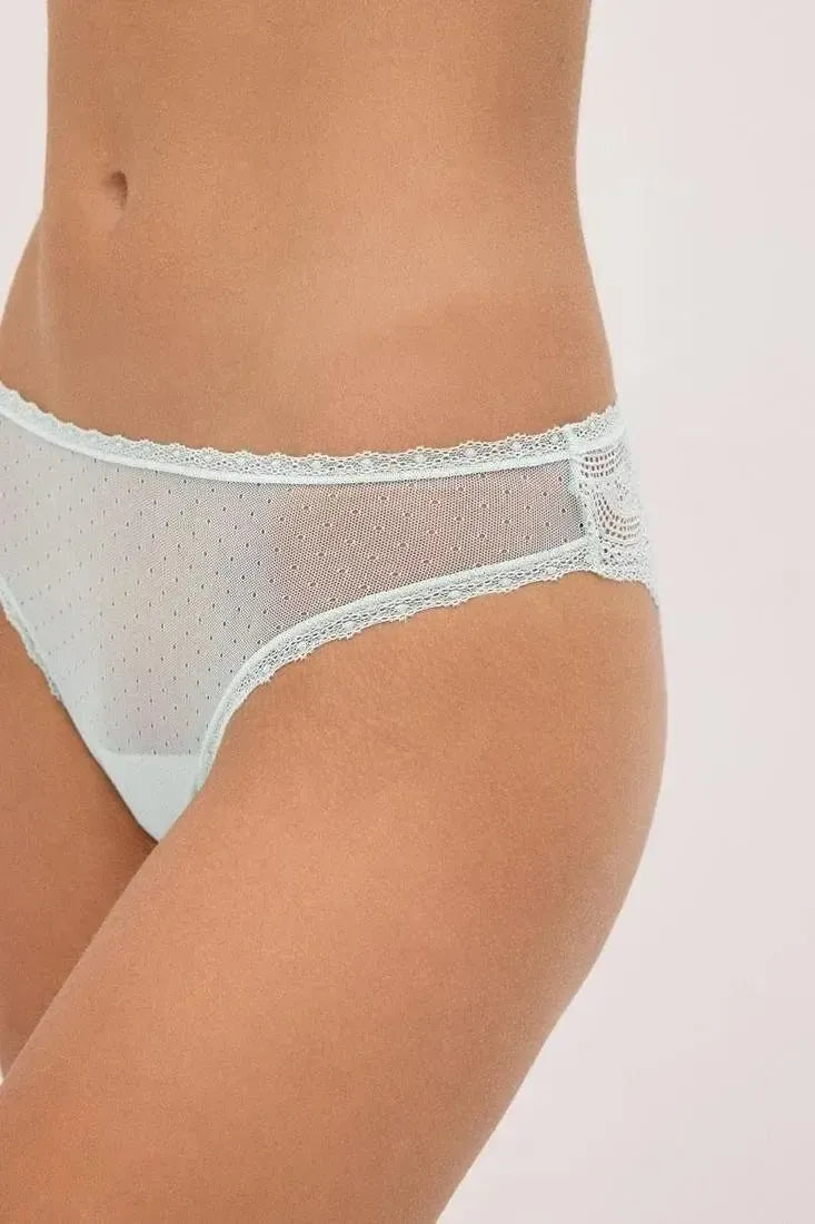 Coordinato reggiseno imbottito senza ferretto e brasiliana Ysabel Mora 10842