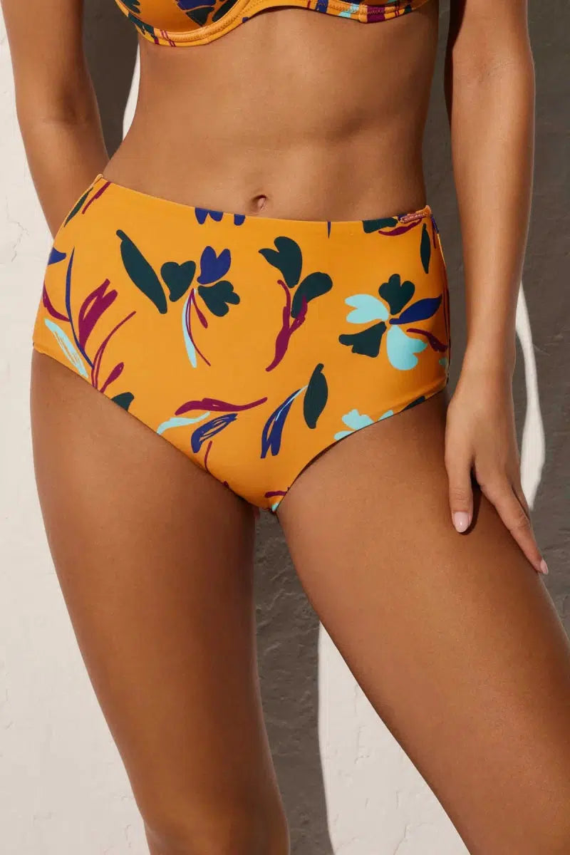 Costume da bagno donna bikini coppa C con ferretto e slip midi Ysabel Mora 82673