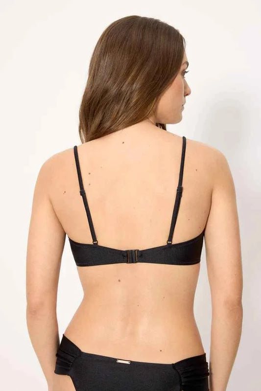 Costume da bagno donna bikini triangolo senza ferretto e slip brasiliana Ysabel Mora 83269