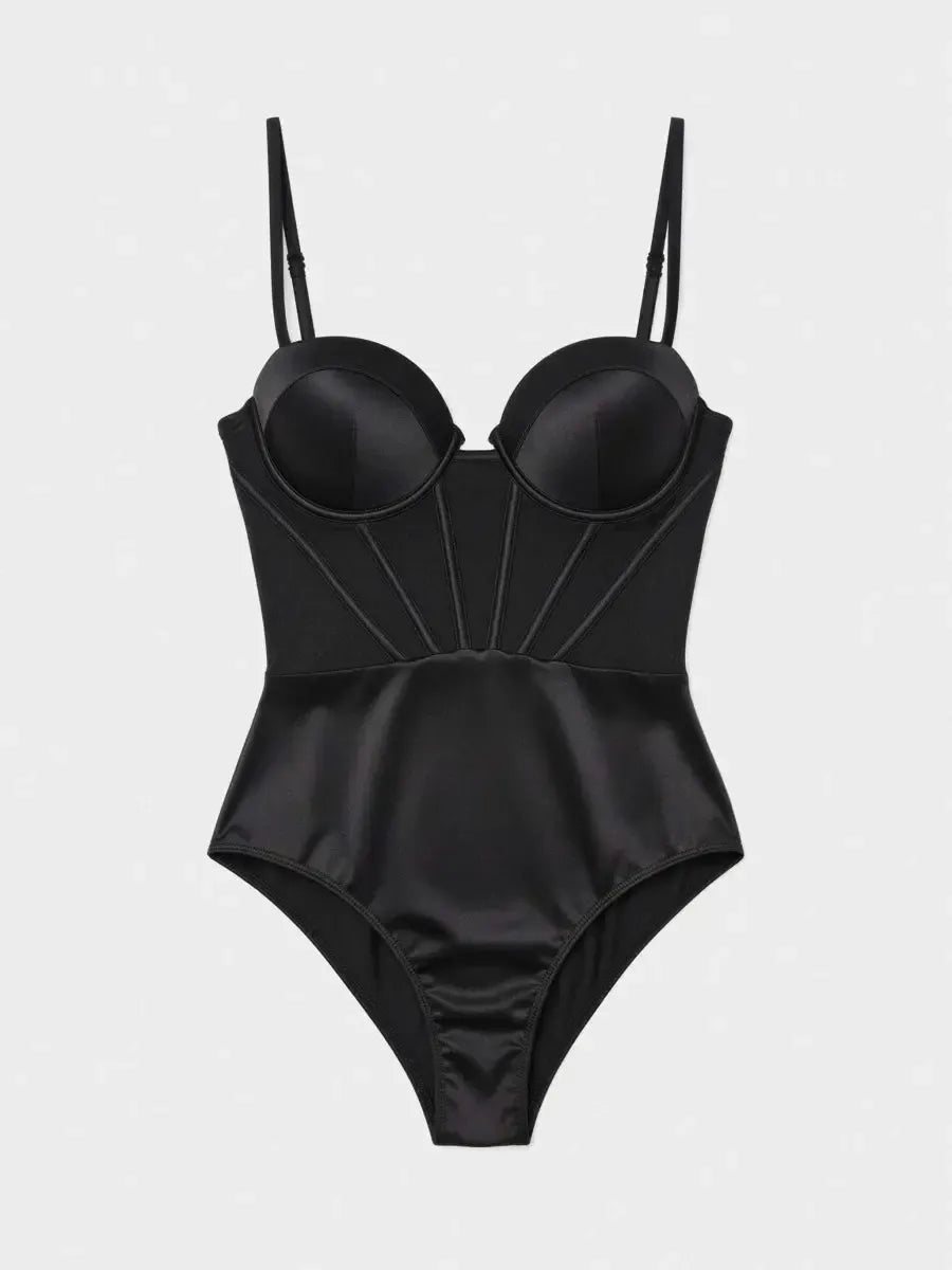 Costume da bagno donna intero con ferretto a fascia Gisela 30420