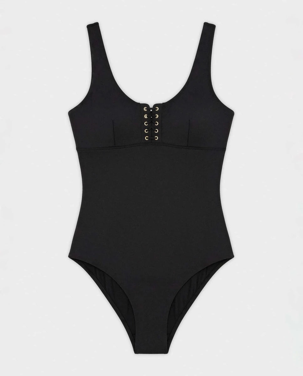 Costume da bagno donna intero senza ferretto tessuto high tech Gisela 30321