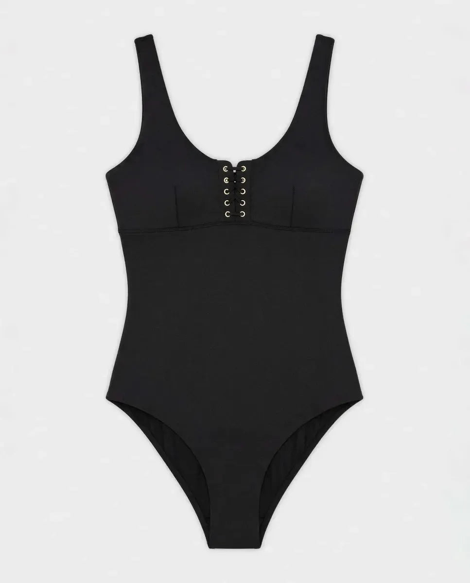 Costume da bagno donna intero senza ferretto tessuto high tech Gisela 30321