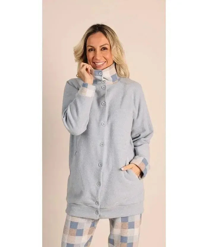 Giacca aperta donna invernale punto Milano Gary flanellata 5123