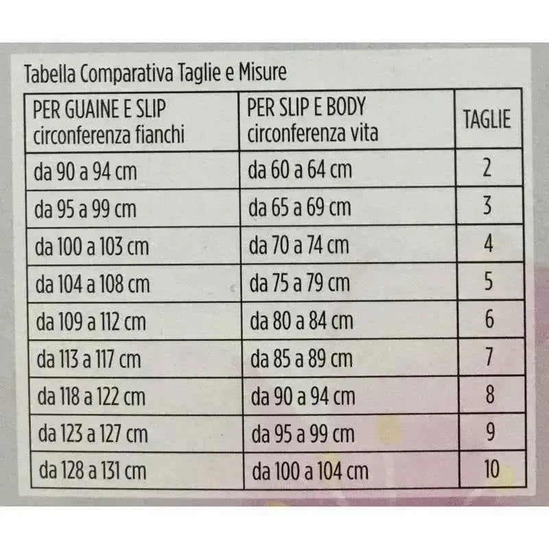 Intimo contenitivo modellante donna Erredi guaina maxi 630