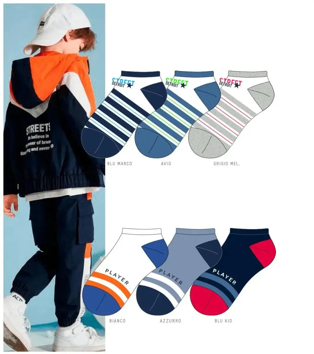 Minicalza bambino in filo di scozia elasticizzata Pezzini BMC-PPE25006