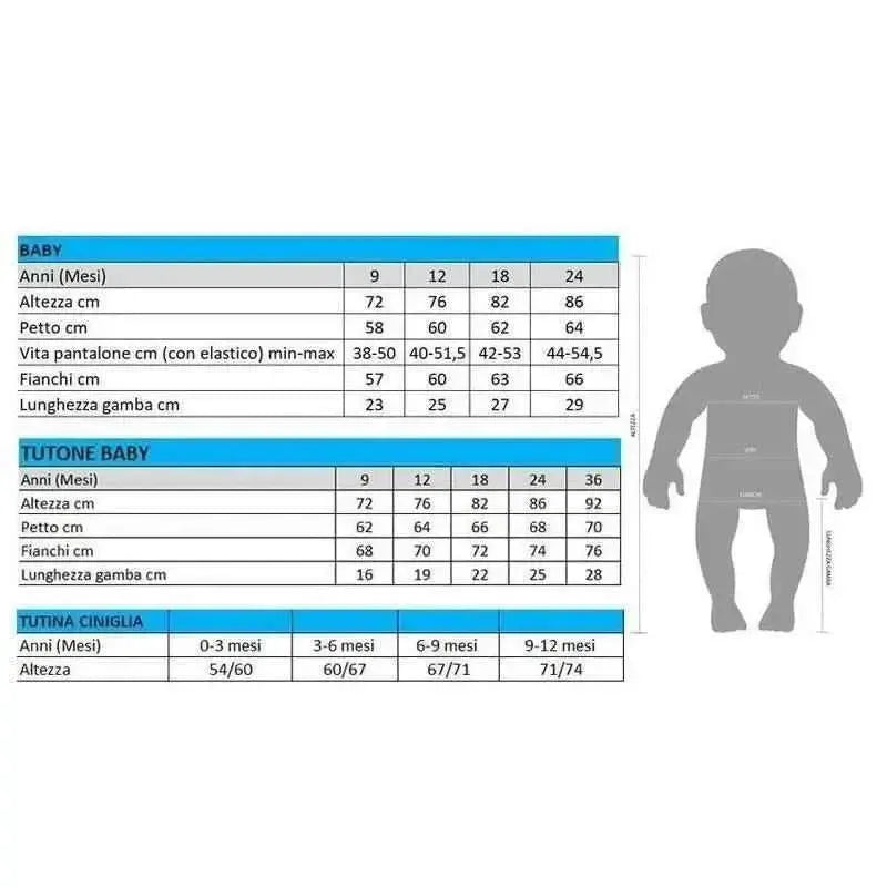 Pigiama bambina cotone Gary baby neonata G10006