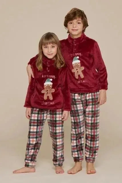 Pigiama bambina/o collo alto coral Noidinotte Zenzy FE2318