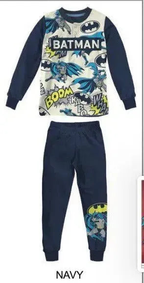 Pigiama caldo cotone Batman DC interlock bambino baby DC40G7402