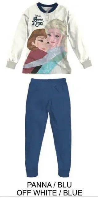Pigiama caldo cotone Frozen Disney interlock bambina baby DY50A1450
