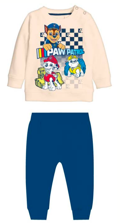 Pigiama caldo cotone Paw Patrol interlock neonato bambino PP32K9136