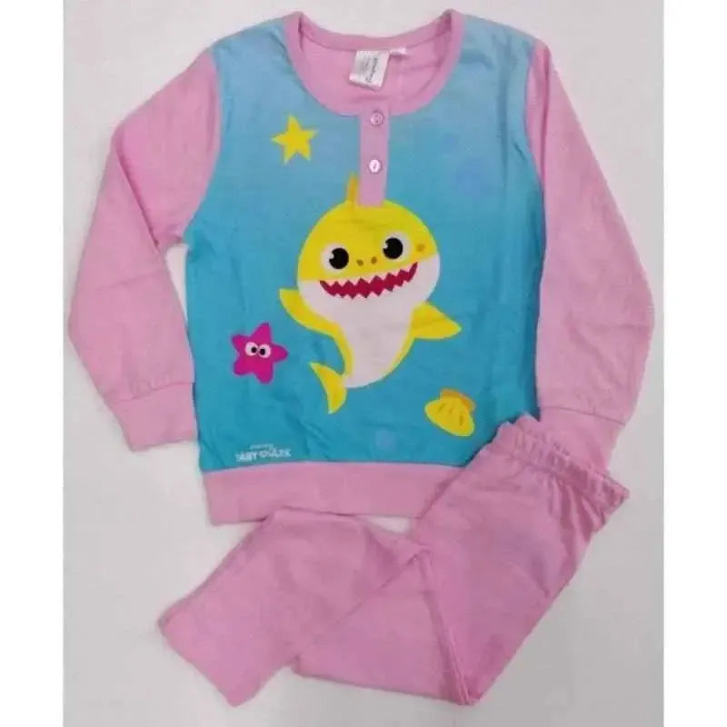 Pigiama cotone Baby Shark bambina Disney 1383