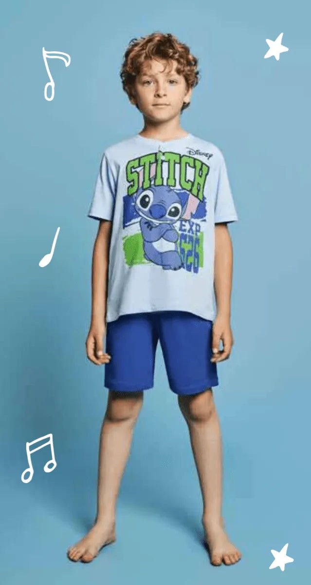 Pigiama cotone Stitch estivo bambino DY40M7710