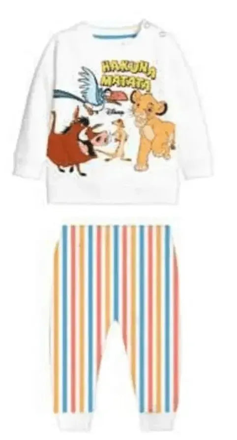 Pigiama cotone estivo Hakuna Matata Disney neonato bambino DY32P4261