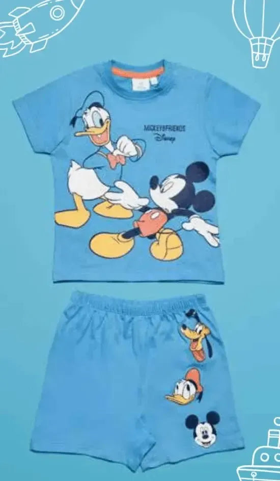 Pigiama cotone estivo Mickey & Friends Disney neonato bambino DY34P4457