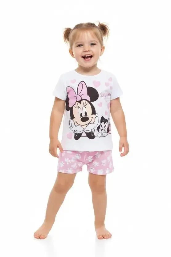 Pigiama cotone estivo Minnie Mouse Disney neonata bambina DY34K4284