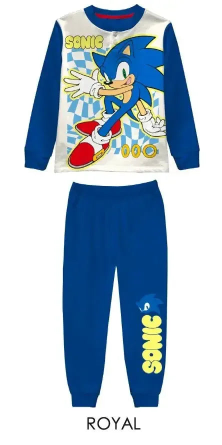 Pigiama cotone felpato Sonic bambino SC40G4700