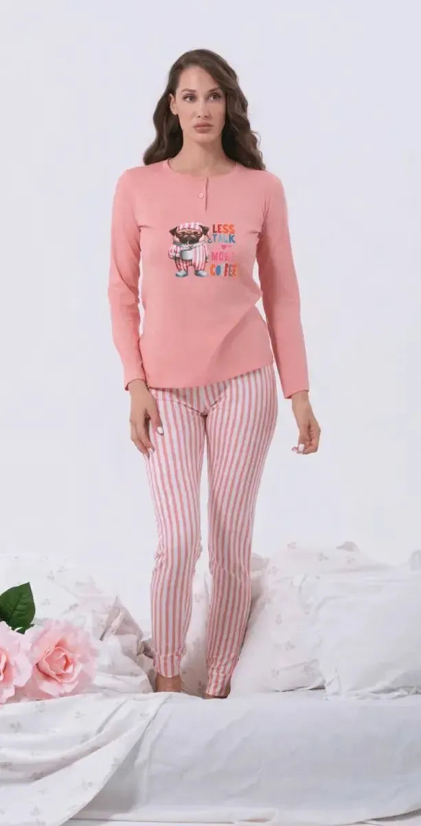 Pigiama donna Nottingham cotone NPB205