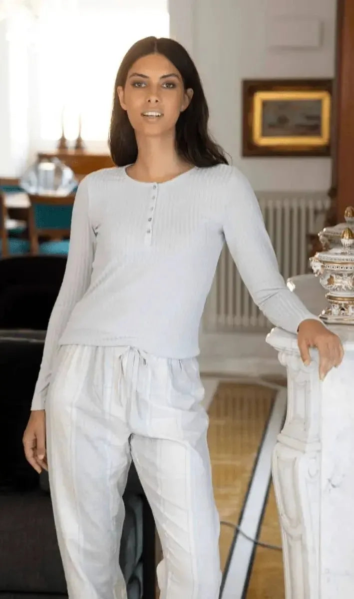 Pigiama donna lungo Nacshua cotone Musa