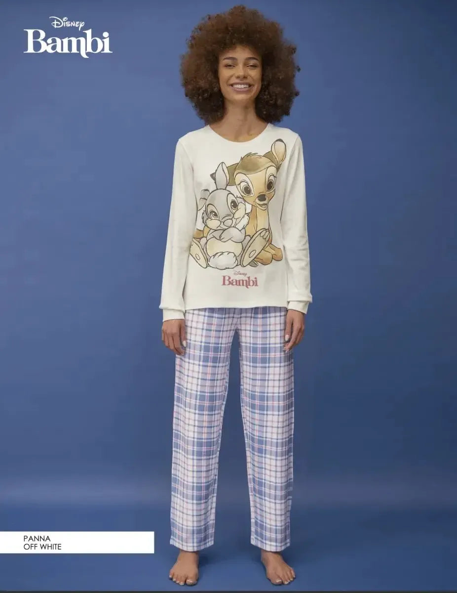 Pigiama interlock ragazza Bambi Disney DYD2695C