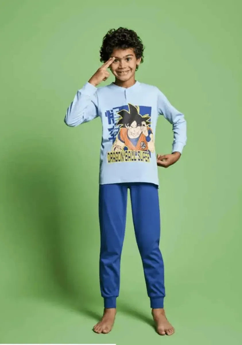 Pigiama puro cotone Dragon Ball estivo bambino DB40M7717