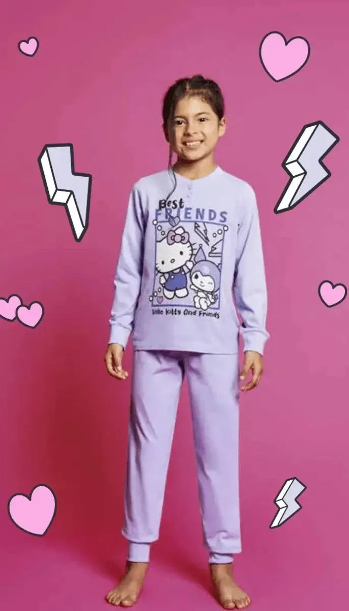 Pigiama puro cotone Hello Kitty estivo bambina HK50A9859