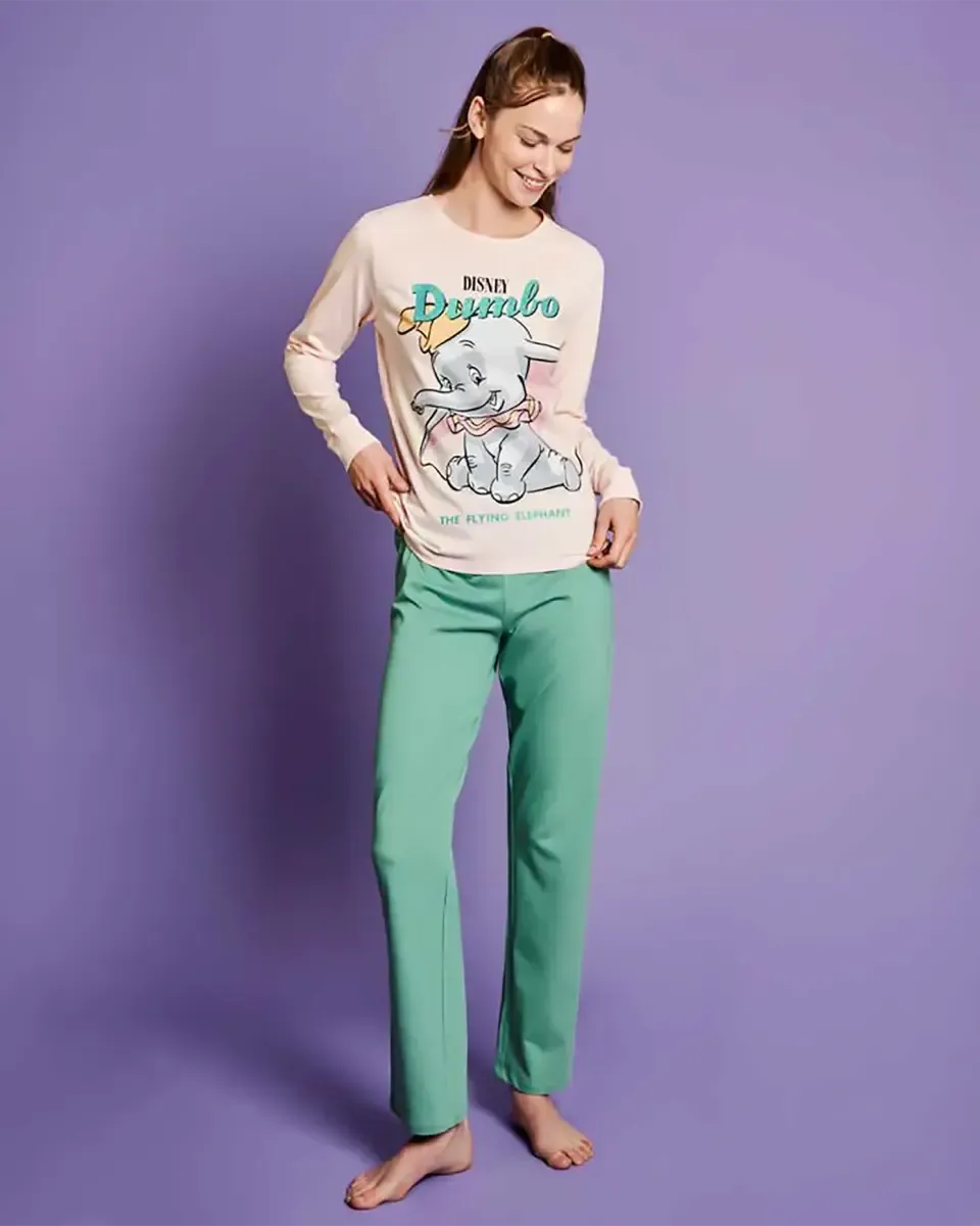 Pigiama puro cotone donna Dumbo DYD3831