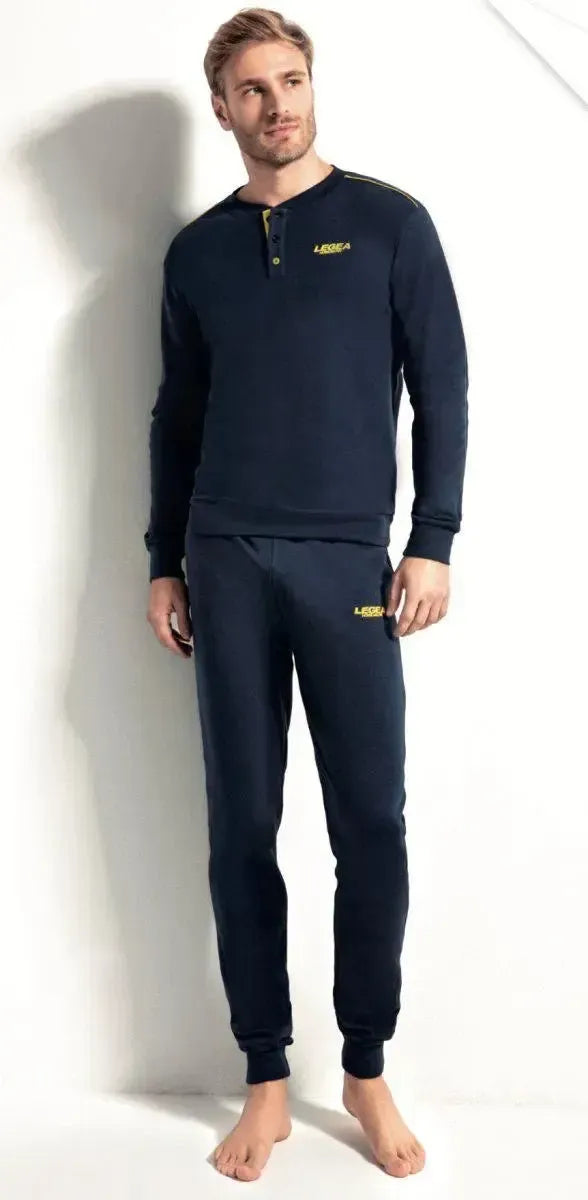 Pigiama uomo Legea caldo cotone interlock PG44209