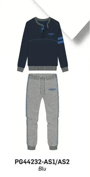 Pigiama uomo Legea caldo cotone interlock PG44232