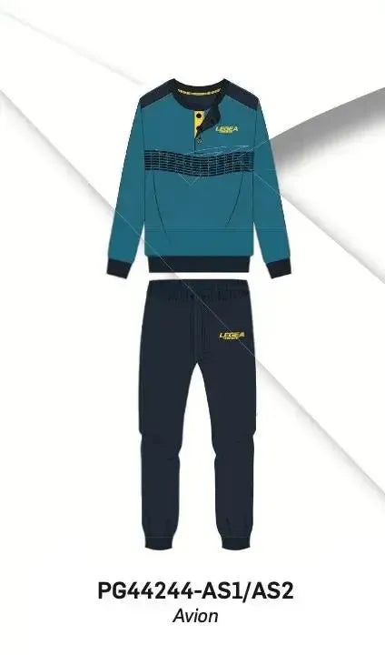 Pigiama uomo Legea caldo cotone interlock PG44244