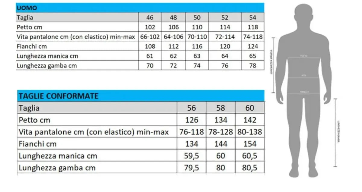 Pigiama uomo aperto Gary calibrato invernale interlock C651CONF