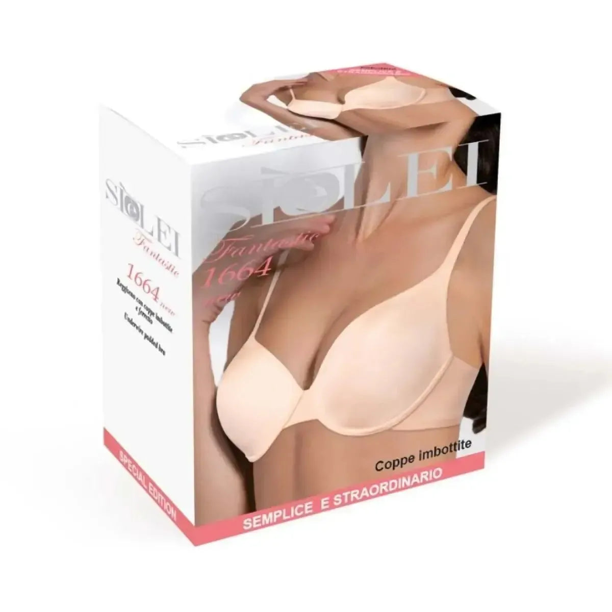 Reggiseno Sièlei con coppa C preformata e ferretto in microfibra 1664