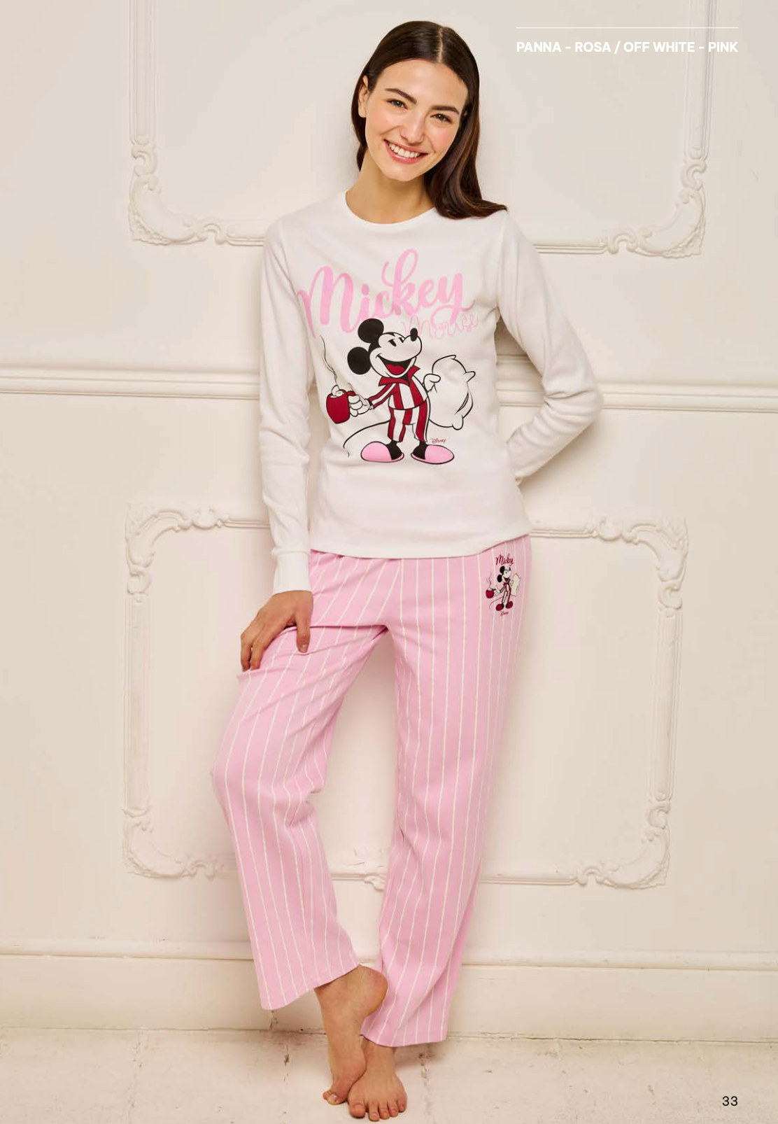 Pigiama interlock donna Disney Mickey And Friends DYD0887