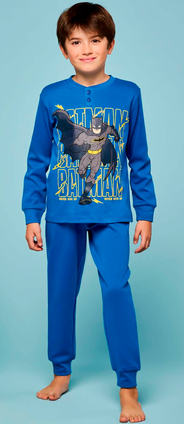 Pigiama caldo cotone Batman interlock bambino DC40Z0407