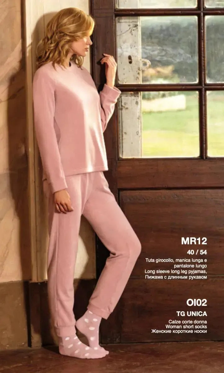 Tuta/Pigiama donna Sièlei girocollo micropile MR12