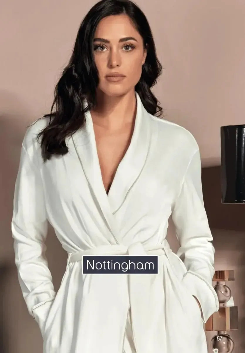 Vestaglia donna Nottingham caldo cotone interlock NPA446