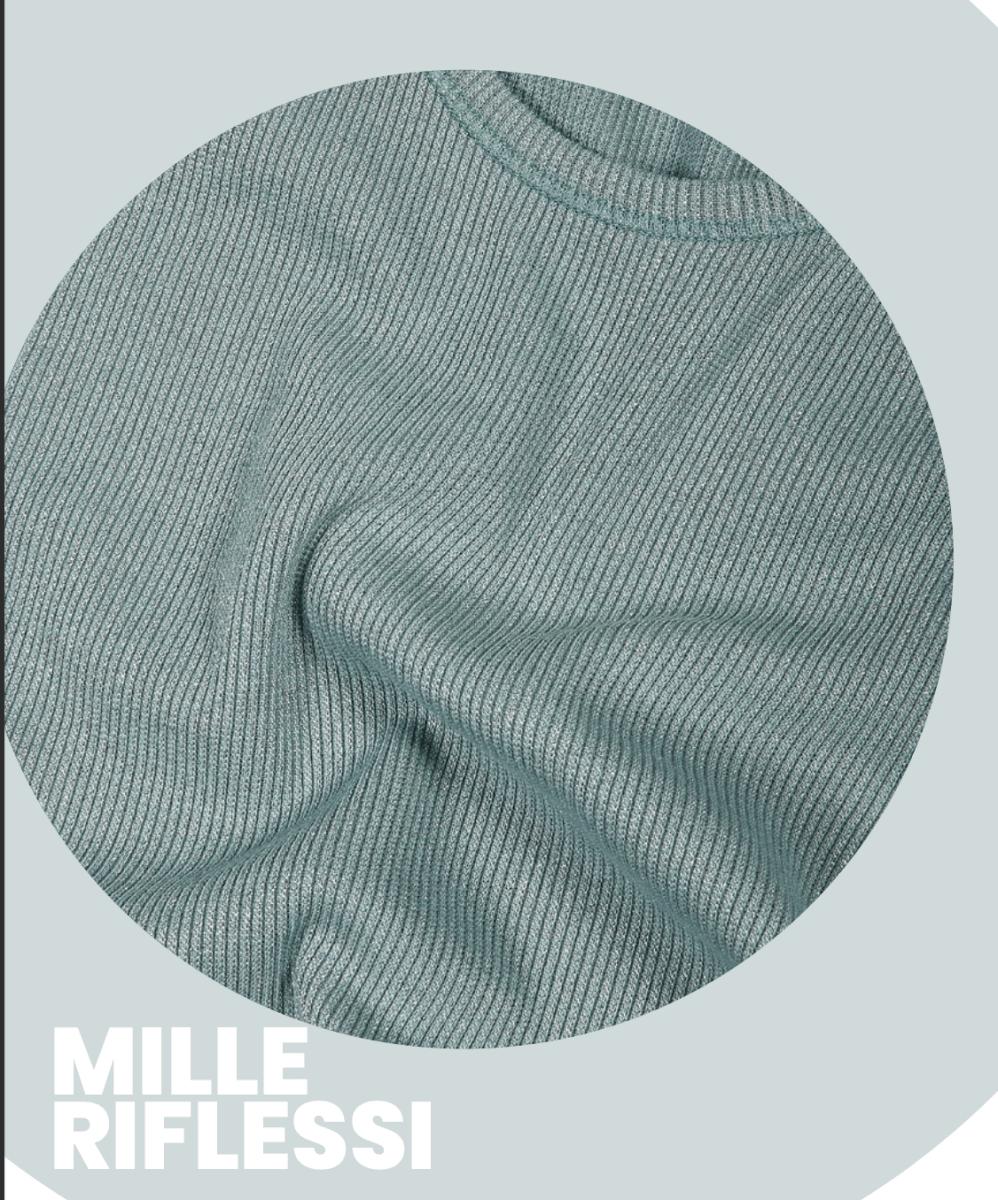 Canotta donna a costine in cotone lamè Sublyme 12201 - Caos Intimo Donna - Uomo - Bambini - Casa - Sublyme