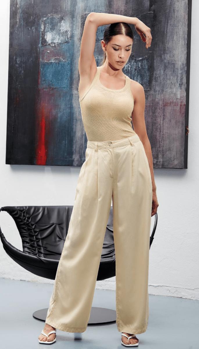 Canotta donna a costine in cotone lamè Sublyme 12201 - Caos Intimo Donna - Uomo - Bambini - Casa - Sublyme