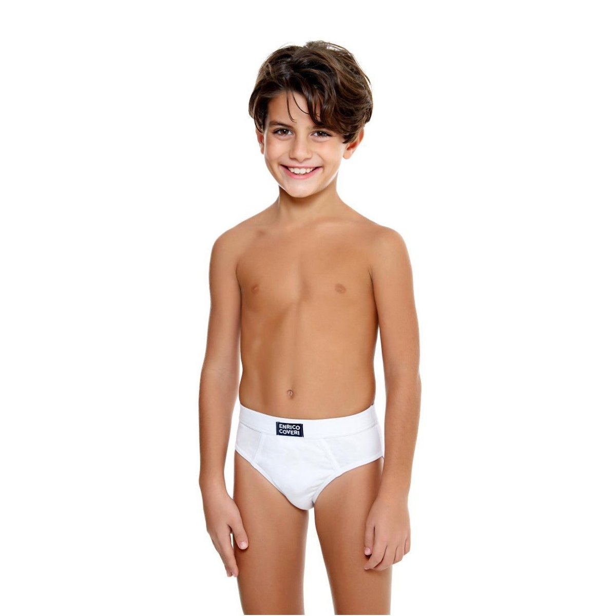Confezione da 3 slip bambino in cotone bielastico Enrico Coveri ES4015 - Caos Intimo Donna - Uomo - Bambini - Casa - Coveri